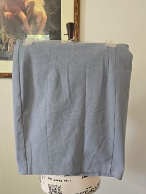 Express Light Blue Shift Skirt NWOT